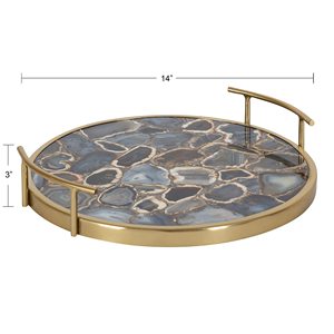 Luxury Design Shiny Round <b>Mirror</b> <b>Tray</b> Home Hotel Decorative <b>Mirror</b> <b>Tray</b> for Home Decoration Present and Wedding Gifts - Product Image 2