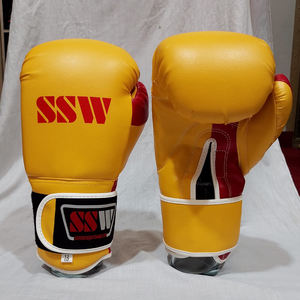 Guantes de boxeo de cuero de vaca hechos a medida de alta calidad Nuevo estilo Venta caliente al por mayor Precio bajo - Product Image 6