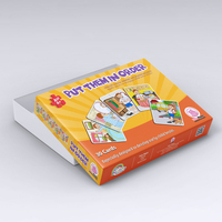 Boîte de rangement pour jouets en carton personnalisée |   Boîte de rangement en papier pour enfants, étui de transport, emballage |   Boîte cadeau imprimée pour enfants avec poignée