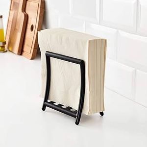 Classic Design Dead Matt <b>Black</b> Color Iron Napkin Holder With Home and Hotel Tabletop Decoration Indian Handmade - Product Image 1