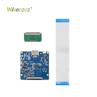 Écran circulaire IPS Wisecoco 3,4 pouces 800*800 avec rétroéclairage WLED 2S4P, écran LCD rond avec carte de commande MIPI