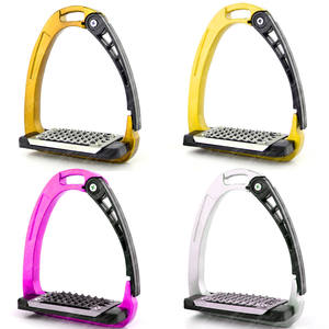 Étriers de sécurité légers les mieux notés Étrier flexible équestre Équitation Étrier anti-traînée à dégagement rapide pour l'équitation - Product Image 5