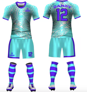 Conjuntos de camisetas de fútbol de malla de diseño personalizado de fábrica, uniforme de Rugby de fútbol americano Unisex, 100% poliéster, secado rápido, transpirable - Product Image 4