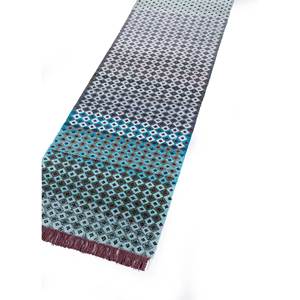 Tapis Manchaha bleu noué à la main en laine et soie de bambou, épaisseur 10 mm, motif géométrique abstrait, rectangulaire, pour la maison et le couloir, modèle Les-1498 - Product Image 2