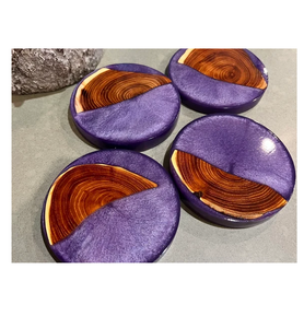 Bois et résine sous-verres sûrs tapis coussinets décoration hôtel restaurant utilisation et prix bon marché produits - Product Image 3