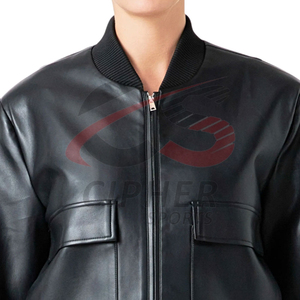 Nouvelle veste en cuir de moto de course d'armure d'équitation de moto élégante Pakistan a fait la veste en cuir de moto de haute qualité - Product Image 2