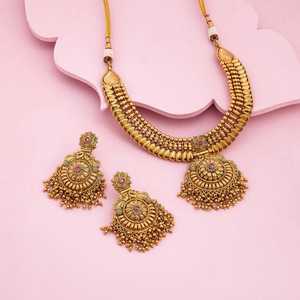 Collier pendentif vintage doré prêt pour le mariage - 190847 - Product Image 1