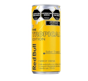 Vente en gros de RedBull Tropical en canettes de 12x250ml, parfait pour les supermarchés, les boutiques en ligne et les commandes en gros dans le monde entier avec une approvisionnement fiable - Product Image 2