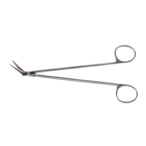 Tijeras vasculares DeBakey con certificación CE, hoja afilada en ángulo de 180mm, 10mm | Tijeras quirúrgicas para cirugía de precisión | Acabado pulido - Product Image 3