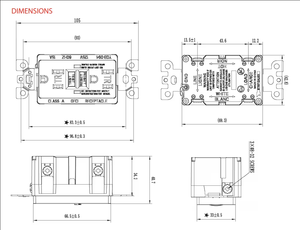 <span class=keywords><strong>Prise</strong></span> de courant double GFCI 125V 20A, <span class=keywords><strong>prise</strong></span> électrique simple Nema pour CUL pour IP1 protégée, <span class=keywords><strong>prise</strong></span> américaine et canadienne - Product Image 3