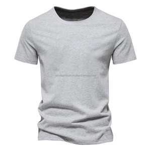 Personnalisé de haute qualité respirant 220g ample col rond Style de mode vert 100% coton hommes T-Shirts haute Streetwear vierge surdimensionné - Product Image 3