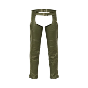 Pantalons de moto en cuir véritable de qualité supérieure pour hommes, taille ajustable, protection de conduite - Product Image 1