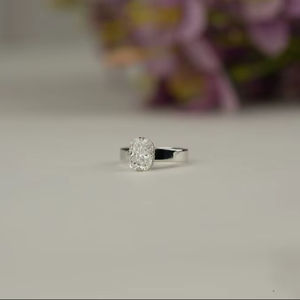 Bague en diamant de laboratoire de qualité supérieure 2.50 carat taille coussin VS1 clarté IGI SGL certifié or rose or argent fournisseur en gros - Product Image 1