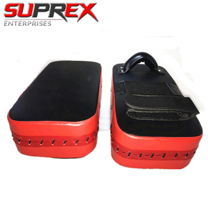 SUPREX ENTERPRISES Almohadilla de Boxeo de Cuero PU para Patadas y Golpes, Escudo Protector de Karate TKD, Almohadilla de Enfoque para Pies, Saco de Arena Vertical Sísmico para Ejercicio - Product Image 2
