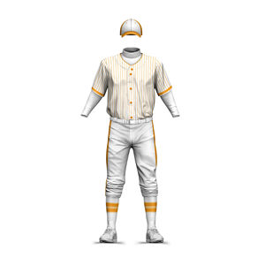 Venta al por mayor de uniformes de equipos de béisbol lleva el mejor diseño más nuevo famoso en blanco personalizado Softball impresión personalizada uniformes de béisbol - Product Image 3
