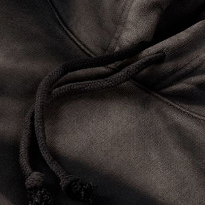 Sweat à capuche lavé au poids lourd de Style pull blanc uni sweat à capuche lavé à l'acide Vintage hommes sweat à capuche lavé à l'acide lourd - Product Image 4