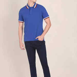 T-shirts polo confortables pour hommes T-shirt polo à séchage rapide pour hommes T-shirts polo 100% coton pour hommes - Product Image 1