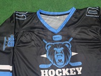 Camiseta de Hockey sobre Hielo SATEX SPORTS de Alta Calidad, 100% Poliéster, Personalizable en Colores y Tallas para Hombre, Secado Rápido, Transpirable, OEM