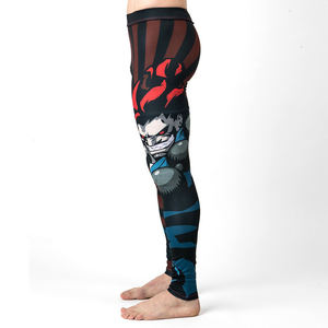 Ropa activa de color sólido para hombre, mallas de secado rápido, pantalones deportivos elásticos MMA BJJ, polainas para hombre a la venta ahora - Product Image 5