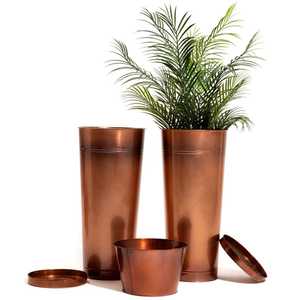 Modern Metal <b>Vase</b> Set Irregular Chrome Plated Flower Holder for Home Decor Indoor Plant Display - Product Image 6