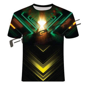 T-shirt de tous les jours décontracté pour hommes Premium 100% coton Sublimation imprimé séchage rapide été Style court tissu anti-odeur - Product Image 6