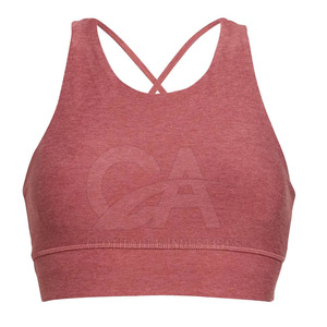 Women Seamless Crisscross Back Sports Bra Lightweight Yoga Fitness <b>Top</b> High Stretch <b>Cross</b> Back Sports Bra Women Workout Running - Product Image 3
