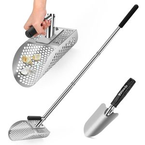 Pelle de jardin pliable en acier inoxydable pour couper les racines, avec lame perforante pour la pelouse et la plage - Product Image 1