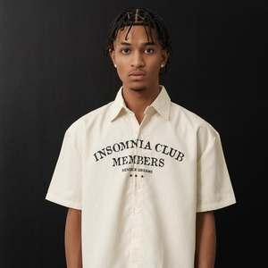 ODM boxy เสื้อเชิ้ตแขนสั้นสำหรับผู้ชายและผู้หญิงผลิตในเวียดนามสำหรับเสื้อผ้าตามสั่ง - Product Image 3