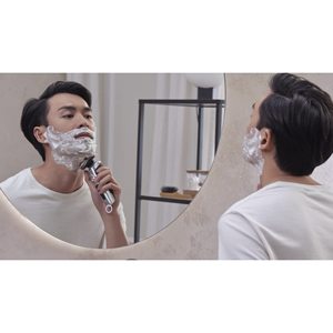 Rasoir Électrique Rotatif Advand, Système de Rasage, Finition Chromée, Support de Charge Sans Fil, IPX7, Tondeuse à Barbe, Tondeuse à Poils de Nez pour le Corps - Product Image 6