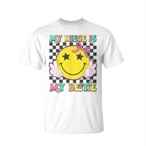 Maglietta coordinata retrò per zia e nipote: La mia nipote è la mia migliore amica - Product Image 2