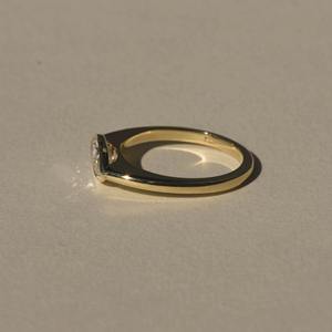 Anillo de Bodas de compromiso de moissanita de 1 quilate duradero VVS2 Claridad Corte brillante Plata de Ley 925 Proveedor al por mayor OEM de moda - Product Image 2