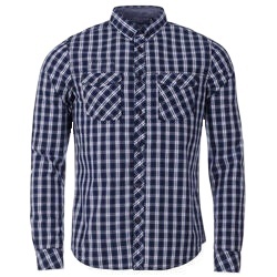 Chemise à la mode 100% coton pour hommes, Design décontracté, couleur unie, Logo personnalisé, bon marché, prix de gros, qualité orientée vers l'exportation, OEM - Product Image 3