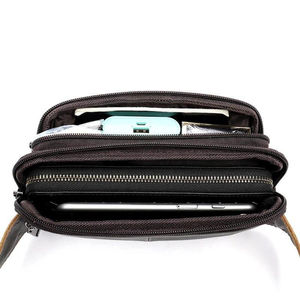 กระเป๋าคาดเอวเดนิมคุณภาพพรีเมียม กระเป๋าคาดอกแบบสะพายข้าง กระเป๋าคาดเอวเดนิมสำหรับวิ่งออกกำลังกายกลางแจ้งลำลอง - Product Image 2