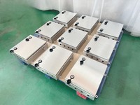 Armoire de commande électrique IP55 CFD SUS 304, boîte de distribution d'énergie RAL7035, appareillage basse tension pour l'automatisation industrielle