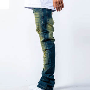 กางเกงยีนส์แฟชั่นสำหรับผู้ชายมาใหม่ - Product Image 2