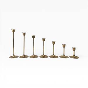 Bougeoir haut de gamme doré à profil fin pour événements de luxe, mariages et décoration intérieure - Product Image 2