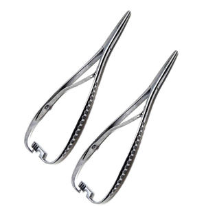 Alicates Mathieu de colocación elástica para ortodoncia, Alicates de sujeción de ligadura recta curvada, herramientas de odontología para ortodoncista - Product Image 3