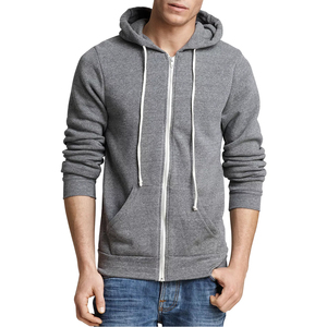 Acceptez votre Logo et votre Design imprimé 50% coton 50% Polyester doublé polaire automne et hiver personnalisé homme à capuche - Product Image 5