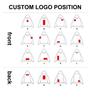 Sudadera con Capucha Personalizada con Logotipo, Impresión Digital Invernal, Efecto Desgastado, 100% Algodón Grueso, Lavado Ácido, para Hombre - Product Image 5