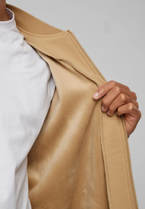 Veste bomber de haute qualité pour homme, col montant, style streetwear, 100% coton, personnalisable en gros, couleurs et tailles - Product Image 6