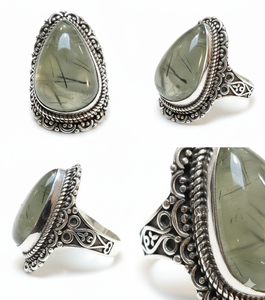 Vente en gros de bagues fines en argent sterling 925, bijoux classiques de mariage et de fiançailles avec pierres précieuses naturelles - Product Image 2