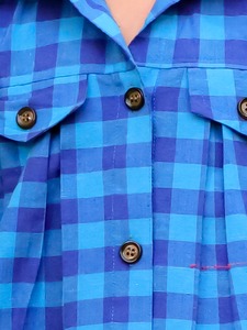 ชุดเดรสเจ้าหญิงลายสก็อตสำหรับเด็กผู้หญิงชุดเดรสเด็กผ้าฝ้ายใหม่สำหรับใส่ในฤดูร้อน - Product Image 3