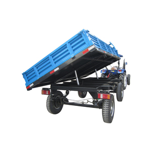Remorque de ferme de décharge pour le déchargement efficace des matériaux en vrac comme le sol, le grain, ou le sable sur la ferme. - Product Image 1