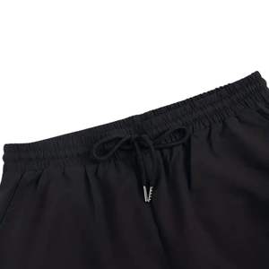 Shorts de sport pour hommes personnalisés en gros, couleur unie, toile respirante, taille élastique, séchage rapide, vêtements de fitness, course à pied, entraînement - Product Image 3