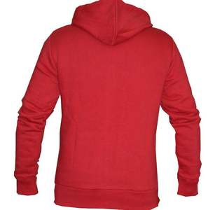 Haut à capuche pour homme en molleton 100% coton, coupe oversize à épaules tombantes, zippé, couleur unie, personnalisable, en tissu tricoté sans manches, disponible dès maintenant - Product Image 2