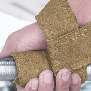 Comfortable Leather Lifting Straps Strong Grip Straps For Gym And Fitness Workouts - Product Image 4