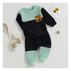 เซ็ตชุดกันหนาวมีฮู้ดสำหรับเด็กชุดกันหนาวผ้าฟลีซย้อมสีพื้นกันน้ำระบายอากาศได้ดี - Product Image 5