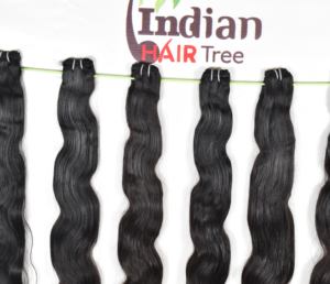 100% produit en gros cheveux humains indiens naturel brut Remy corps vague couleur noir faisceaux véritable qualité vente directement de l'inde - Product Image 6