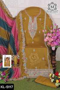 Ropa India pakistaní fabricación al por mayor de seda pesada Vichitra Salwar Kameez colecciones de vestidos tradicionales para mujeres bajas - Product Image 6