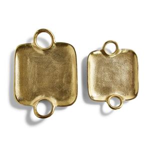 Plateaux en aluminium en métal de conception classique de vente chaude plateaux de service de couleur de forme de taille personnalisée utilisations dans les hôtels et les restaurants - Product Image 1